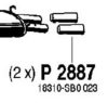 FENNO P2887 Exhaust Pipe